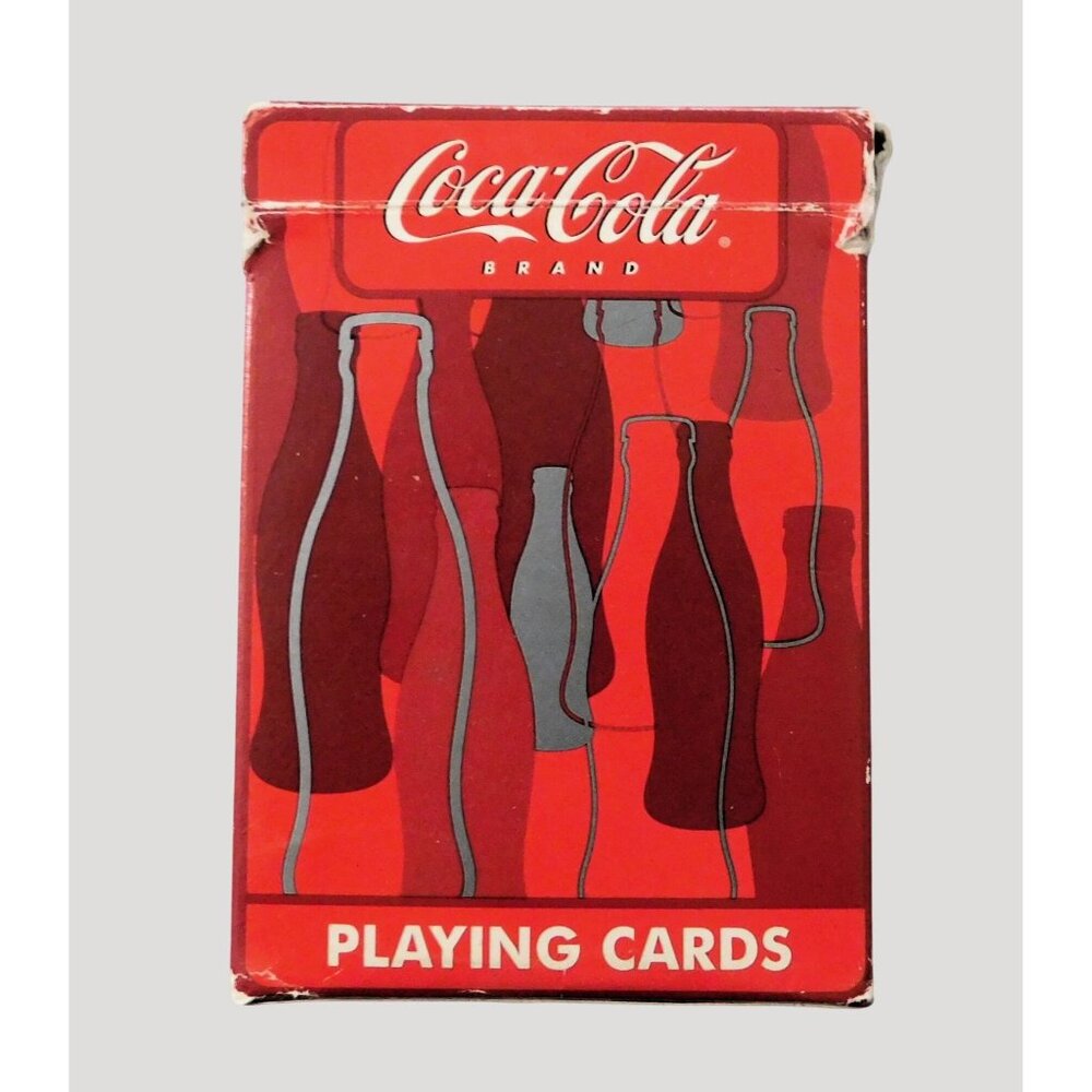 Vintage Coca-Cola Brand Playing Cards Original Box Red Deck